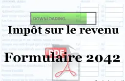 Télécharger le formulaire 2042 vierge : déclaration d’impôt 2024 au format PDF.