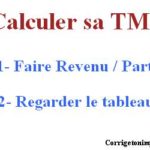 Calcul de la tranche marginale d'imposition