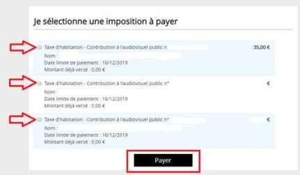 comment payer taxe habitation en ligne