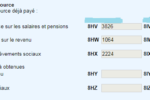 Impôt à la source : déclarez les montants prélevés en case 8HV, 8HW, 8EA