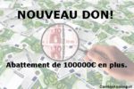 Exonération de 100 000 € supplémentaire sur les donations avant juin 2021.