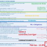 Les cases 2 de la déclaration d'impôt. Revenus de valeurs et capitaux mobiliers.