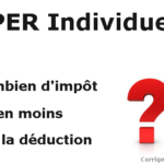 deduction plan epargne retraite Perin montant impôt en moins