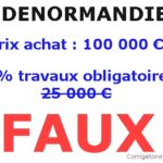 Calcul du prix de revient du dispositif Denormandie - 25% des travaux.