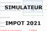 Simulateur de calcul de l'impôt 2021