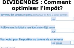 Fiscalité des dividendes.