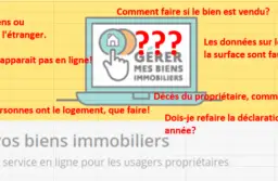Déclaration des biens immobiliers sur impot.gouv : questions et réponses.