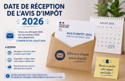 Avis d’imposition 2026 : date de réception et de mise en ligne sur « impôt.gouv ».