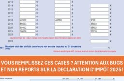 Offre : vérification / correction de votre déficit foncier en location vide ou meublée.