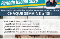 Les formations en direct pour la période fiscale 2026 ! Prenez date !